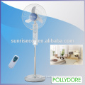 16" rechargeable stand fan with oscillating & LED light